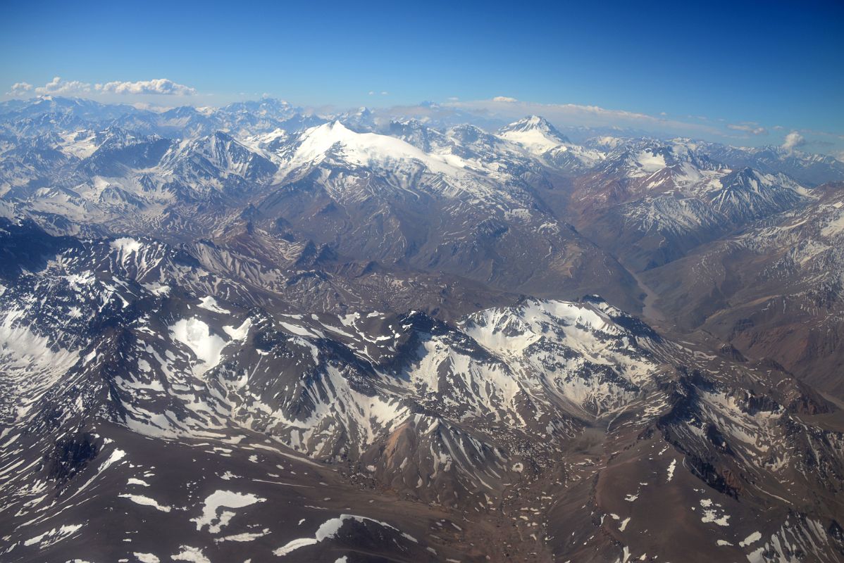10 The Andes View Towards Aconcagua With Tupangato From Flight Between Santiago And Mendoza